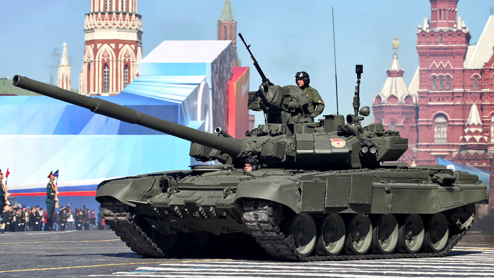 Russia military tank Moscow